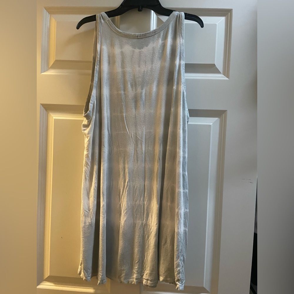 Loveappella Ladies Flowy dip dye tank xl